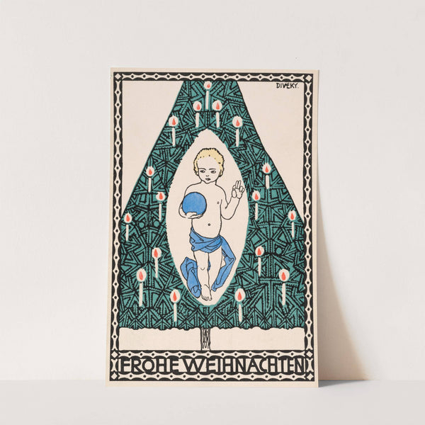 Nr. 248: Weihnachtskarte (1909) by Josef von Diveky