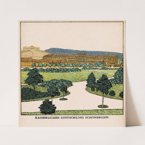 Nr. 266: Kaiserliches Lustschloss Schönbrunn (1909) by Josef von Diveky