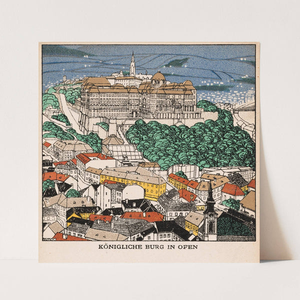 Nr. 267: Königliche Burg in Ofen (1909) by Josef von Diveky