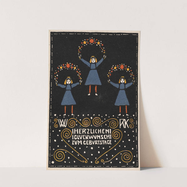 Nr. 27: Geburtstagskarte (1907) by Rudolf Kalvach