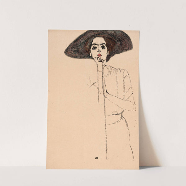 Nr. 290: Damenporträt (1910) by Egon Schiele