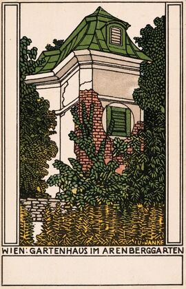 Nr. 291: Wien: Gartenhaus im Arenberggarten (1910) — size preview