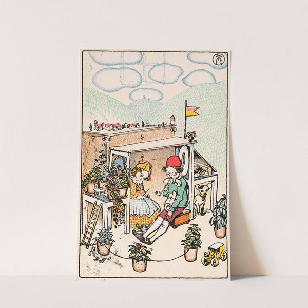 Nr. 336: Kinderträume, 5. Sommerfrische (1911) by Richard Teschner