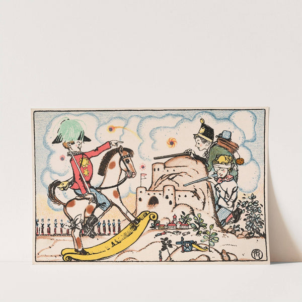 Nr. 337: Kinderträume, 2. Im Krieg (1911) by Richard Teschner