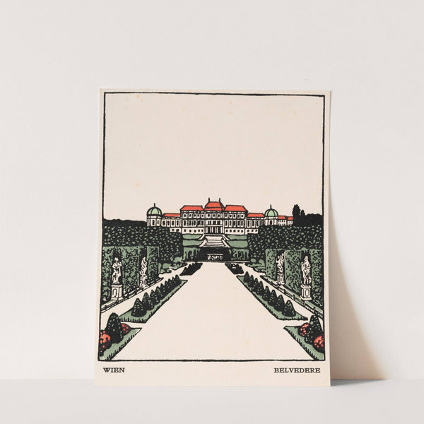 Nr. 36: Wien, Belvedere (1908) by Urban Janke