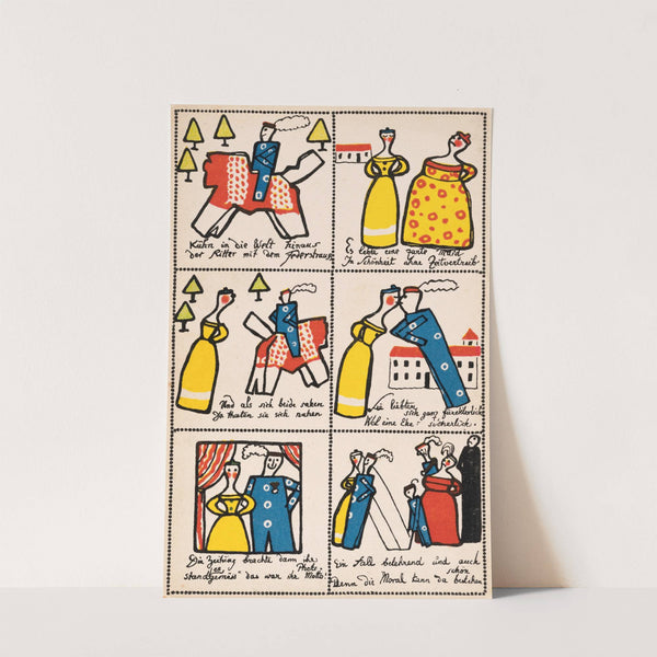 Nr. 383: Geschichte vom kühnen Ritter (1910) by Emil Orlik