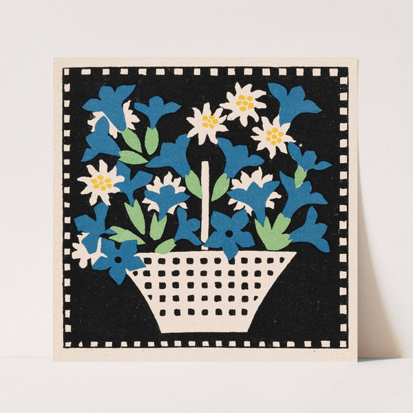 Nr. 40: Blumenkorb (1907) by Leopoldine Kolbe