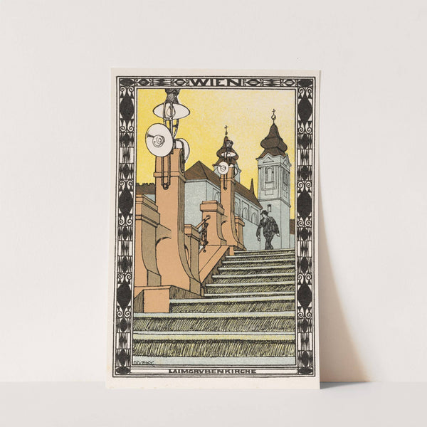 Nr. 402: Wien, Laimgrubenkirche (1911) by Josef von Diveky
