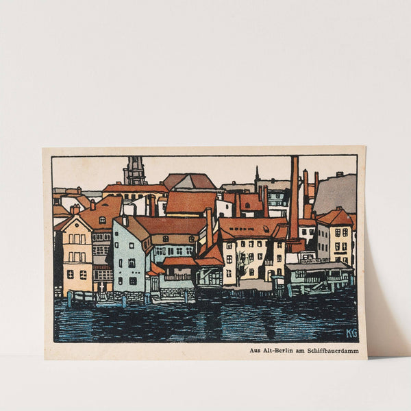 Nr. 435: Aus Alt-Berlin am Schiffbauerdamm (1911) by Gustav Kalhammer