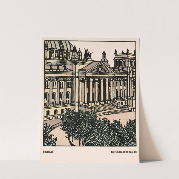 Nr. 438: Berlin, Reichstagsgebäude (1911) by Gustav Kalhammer