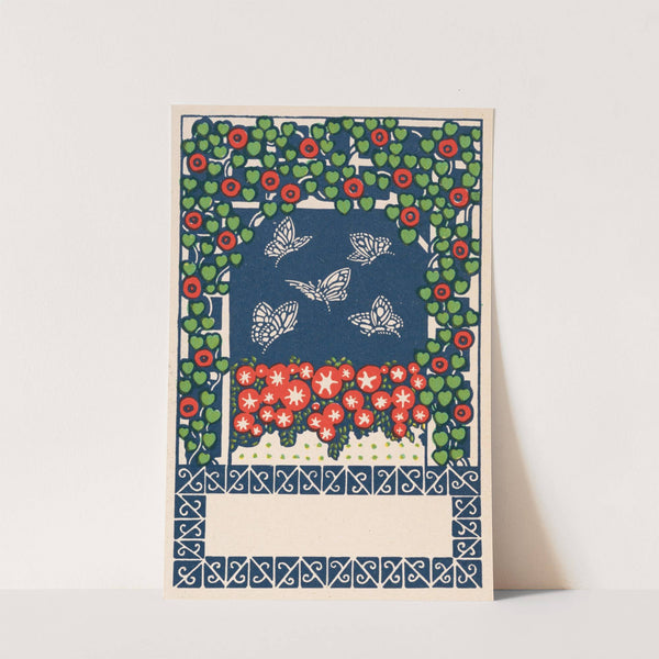 Nr. 45: Schmetterlinge und Blumen (1907) by Gustav Kalhammer