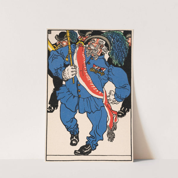 Nr. 507: Alter Mann in Uniform (1911) by Moriz Jung