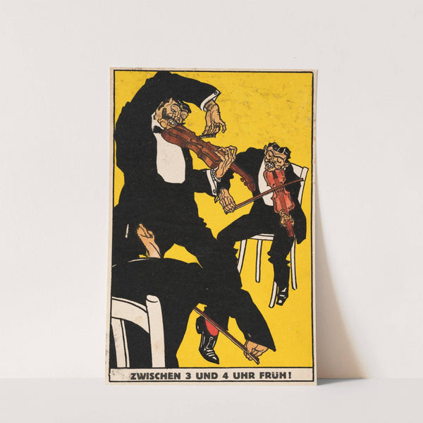 Nr. 510: Between 3 and 4 in the Morning! (Zwischen 3 und 4 Uhr Fruh!) (1911) by Moriz Jung