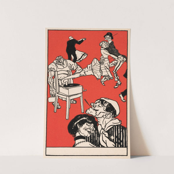 Nr. 511: Tanzende und Grammophon (1911) by Moriz Jung