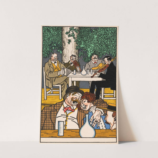 Nr. 512: At the Heuriger (Beim Heurigen) (1911) by Moriz Jung