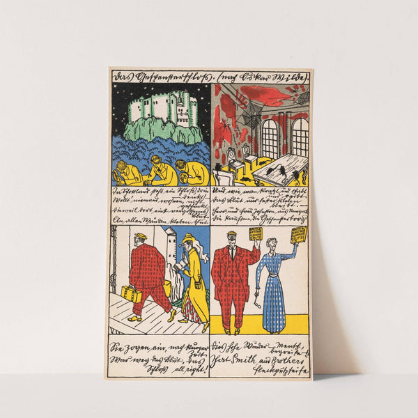 Nr. 516: Das Gespensterschloss (nach Oscar Wilde) (1911) by Moriz Jung