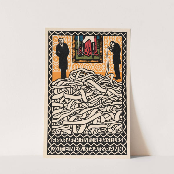 Nr. 52: Gespräch eines Redakteurs mit einem Staatsmann (Editor’s Conservation with a Statesman) (1907) by Moriz Jung