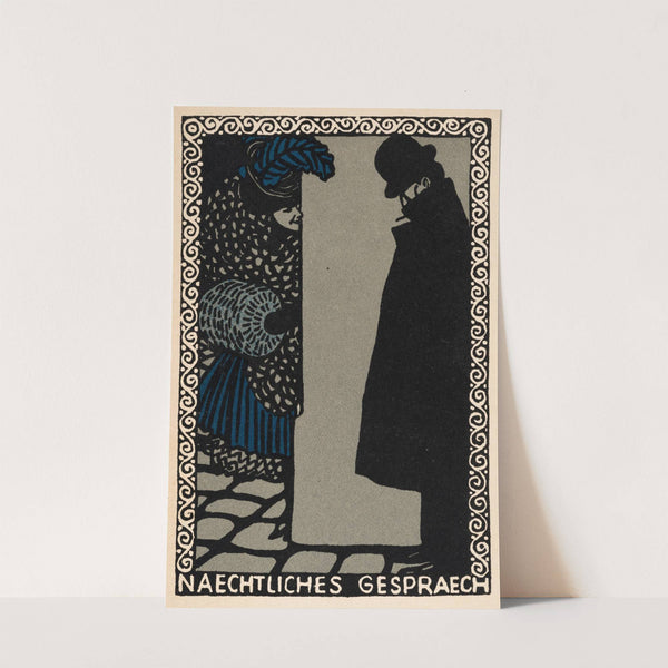 Nr. 66: Nightly Conversations (Naechtliches Gespraech) (1907) by Moriz Jung