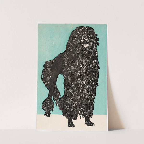 Nr. 676: Pudel (1912) by Moriz Jung