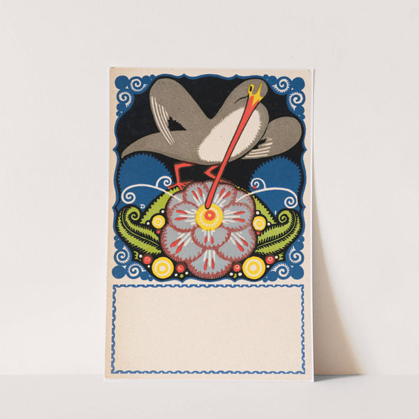 Nr. 791: Vogel und Blume (1912) by Josef von Diveky