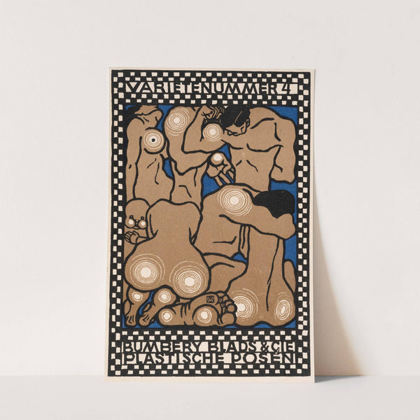 Nr. 82: ‘Varieténummer 4: Bumbery Blads & Cie, Plastische Posen’ (1907) by Moriz Jung