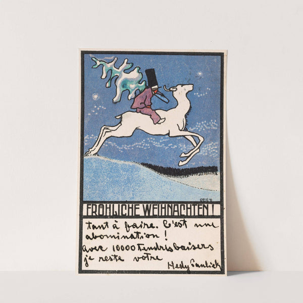 Nr. 874: Weihnachtskarte (1912) by Anton Velim