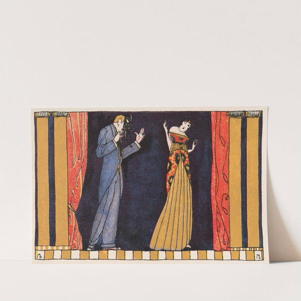 Nr. 891: Krampus-Karte (1912) by Arnold Nechansky