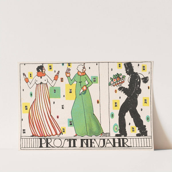 Nr. 896: Neujahrskarte (1912) by Arnold Nechansky