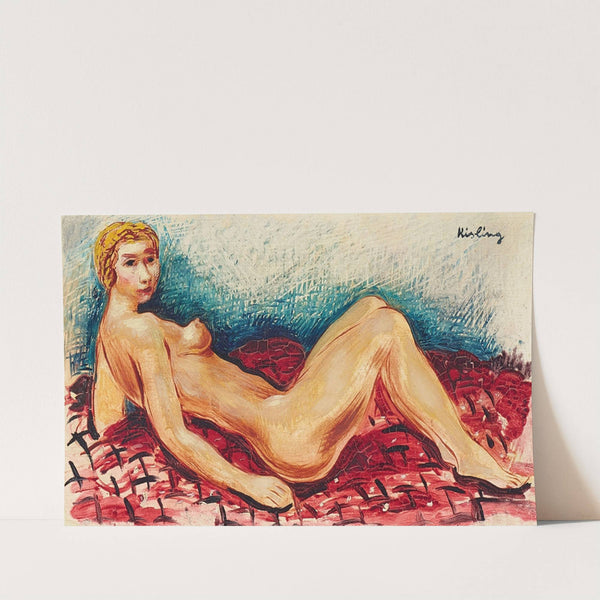 Nu allongé by Moïse Kisling