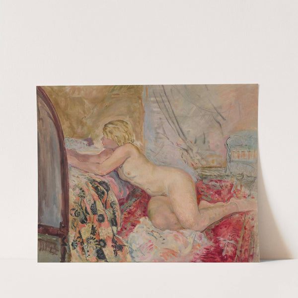 Nu allonge contre un lit (Marinette) (circa 1932) by Henri Lebasque