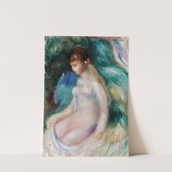 Nu Assis by Pierre-Auguste Renoir