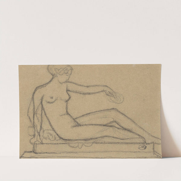 Nu assis by Aristide Maillol