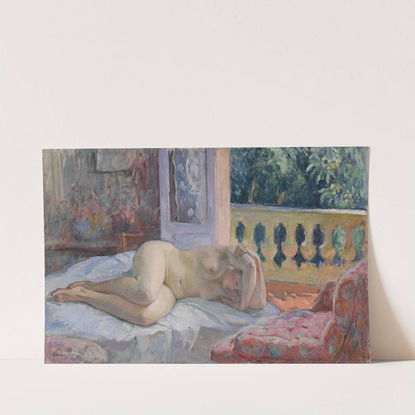 Nu couché devant la fenêtre ouverte (1926) by Henri Lebasque