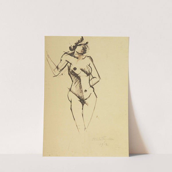 Nu cubiste (1912) by Roger de La Fresnaye