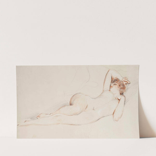 Nu endormie by Paul César Helleu