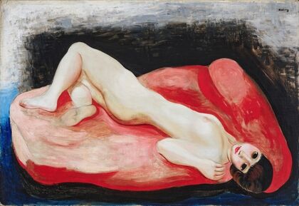 Nu étendu sur un divan rouge (1927)