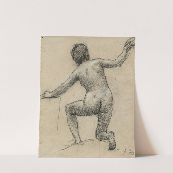 Nu féminin de dos, étude pour 'L'Eté' by Pierre Puvis de Chavannes