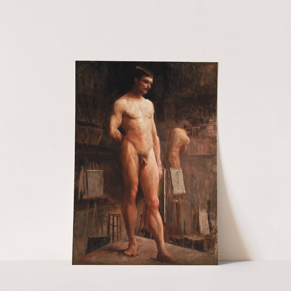 Nu masculino de frente (1893) by Eliseu Visconti