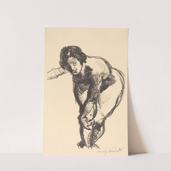 Nude Bending Forward (Gebeugter Akt) (1916) by Lovis Corinth