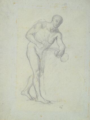 Nude Figure with a Flask