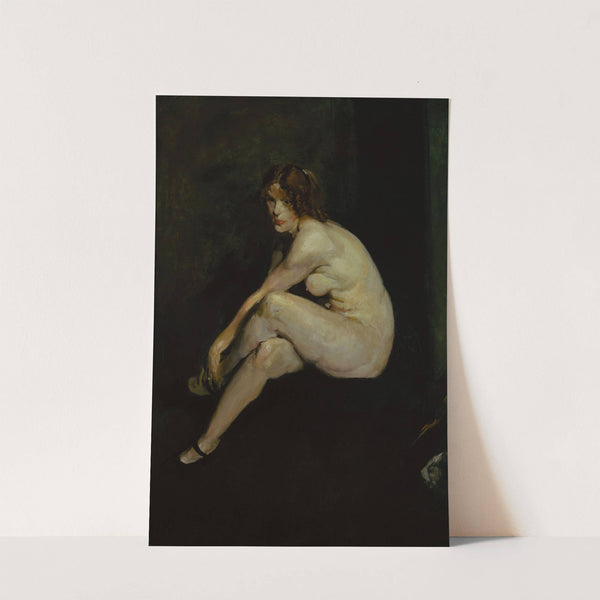 Nude Girl, Miss Leslie Hall (1909) by George Wesley Bellows