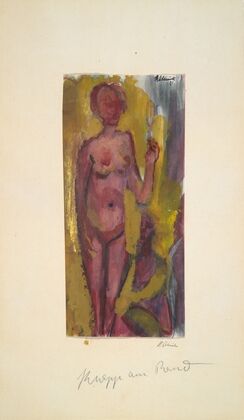 Nude Holding a Mirror