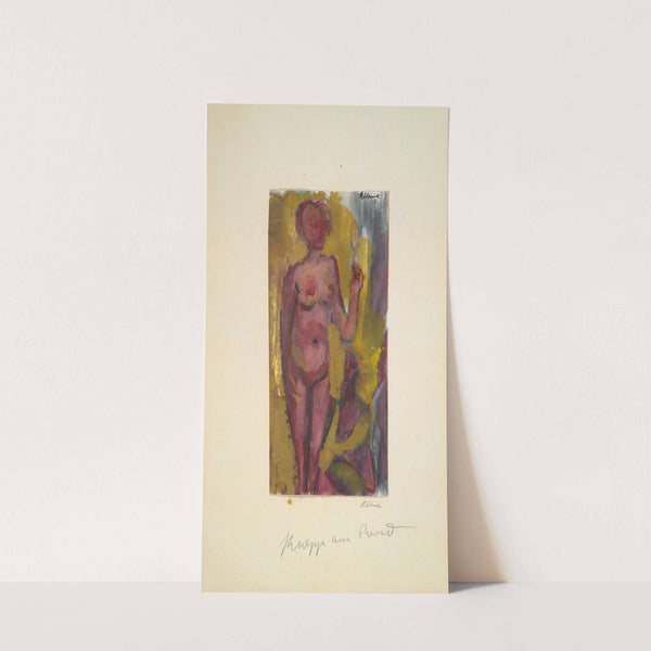 Nude Holding a Mirror by Kate Traumann Steinitz