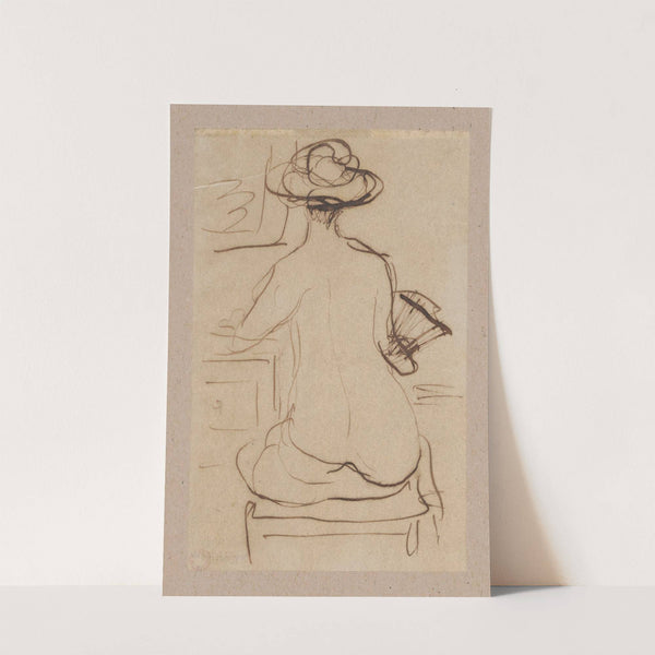 Nude in a hat (1933) by Zygmunt Waliszewski