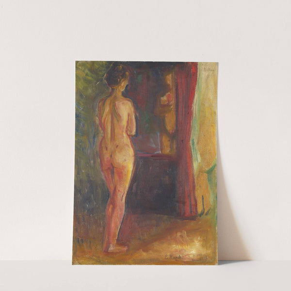 Nude in Front of the Mirror (1902) by Edvard Munch