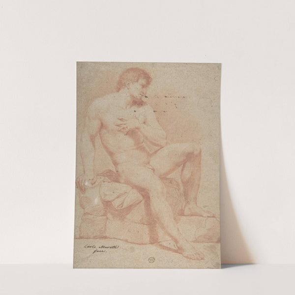 Nude Male Figure (1625–1713) by Carlo Maratti