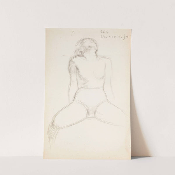 Nude model by Eero Järnefelt