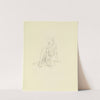 Nude of a sitting boy by Wilhelm Rietschel