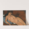 Nude on a Blue Cushion (1917) by Amedeo Modigliani