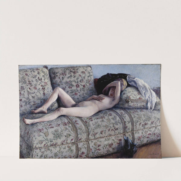 Nude on a Couch by Gustave Caillebotte